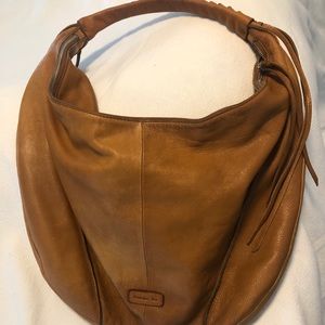 Large Leather Hobo Slouchy  Shoulder Bag Tote